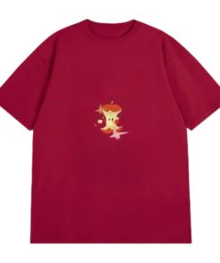 All-Match Relaxed Burgundy T-Shirt
