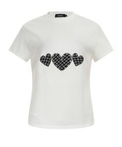Classic Black Heart Casual T-Shirt